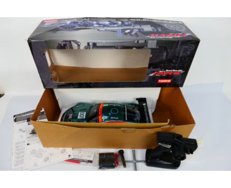 Kyosho - A boxed Kyosho 31389 1:10 scale PureTen GP Fazer 4WD nitro RC Aston Martin Racing DBR9 Le Mans 2006. The assembled r