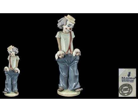 Lladro - Collectors Society Members First Issue Hand Painted Porcelain Figure ' Little Pals ' Model No 7600. Designed Juan Hu
