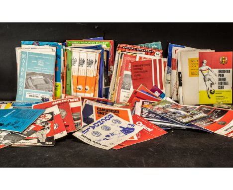 A Collection of Assorted Football Programmes approximately 212 from the 1960's, 129 from the 1970's and 7 from the 2000's. Co