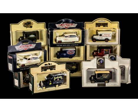 20 Assorted Boxed Diecast Model Vehicles, includes Corgi,Lledo, Advertising etc.  Cars, trucks, and vans.  Some wear to boxes