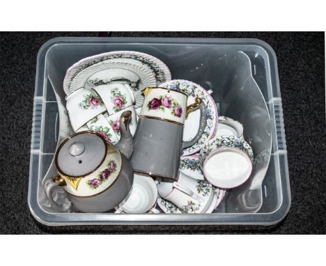 Collection of Assorted China &amp; Porcelain, including an Adderley bone china tea service model No. H1440 comprising six tea