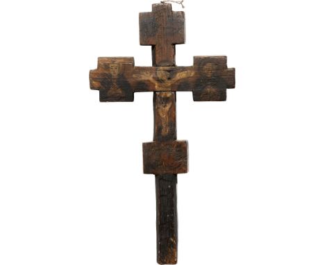 The hand held cross carries forward a long established tradition and has been seen in the hands of clergies when depicted on 