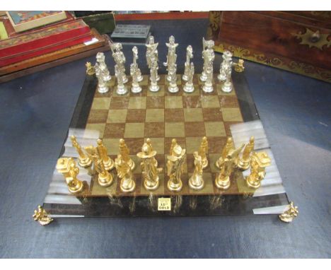 Royal Selangor Classic Star Wars Pewter & Glass Chess Set - M