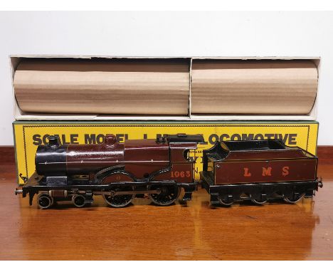 A Bassett-Lowke Ltd 'O' gauge 4-4-0 L.M.S. compound locomotive.