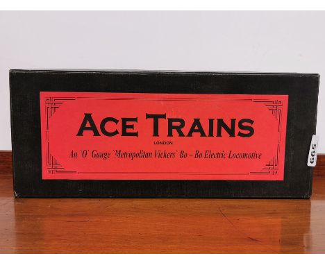 An Ace trains 'O' gauge metropolitan Vicars bo-bo electric locomotive.