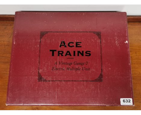 An Ace trains vintage style 'O' gauge electric multiple unit.