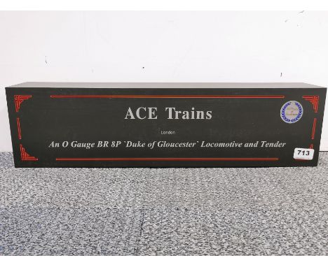 An Ace trains 'O' gauge BR0P Duke of Gloucester locomotive and tender.