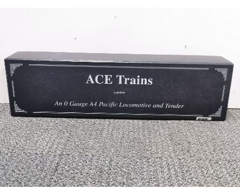 An Ace trains 'O' gauge A4 Pacific locomotive and tender.
