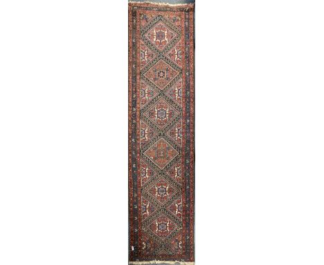 A handwoven Turkish wool runner, 80 x 265cm.