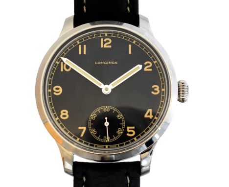 A Limited Edition 'The Longines Heritage Military' manual wind wristwatch,  A Limited Edition 'The Longines Heritage Military