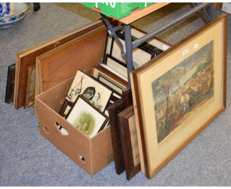 Four watercolours, one a Continental canal scene, a park scene, another of a country house estate, signed Janet Rawlins and a