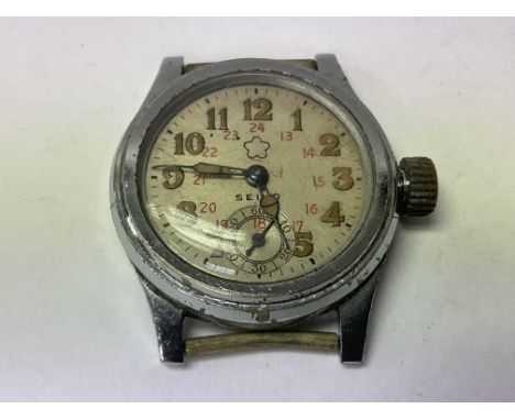 A vintage Seikosha WW2 Japanese pilots watch.