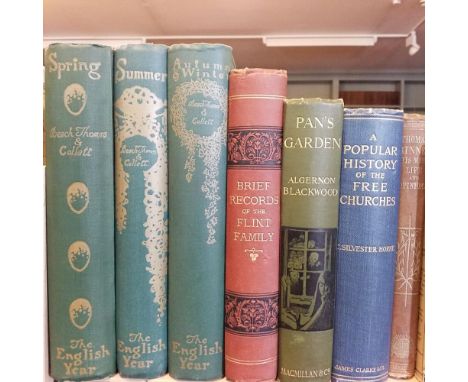 Beach Thomas (W. &amp; Collett , A.K .) . The English Year, Spring, Summer, Autumn &amp; Winter, 3 volumes, circa 1920, colou