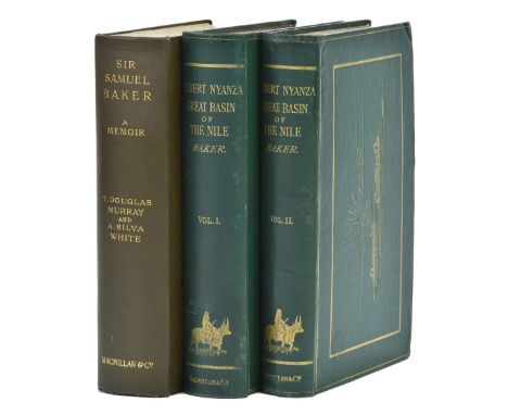 Baker (Samuel White). The Albert N'yanza, Great Basin of the Nile, and Explorations of the Nile Sources, 2 volumes, 1st editi