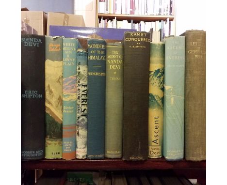 Skipton (Eric E.) . Nanda Devi, 1st edition, 1936, 27 black &amp; white illustrations, minor toning, original black cloth, sp