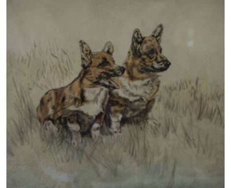 Henry Wilkinson, Print of two Corgis.