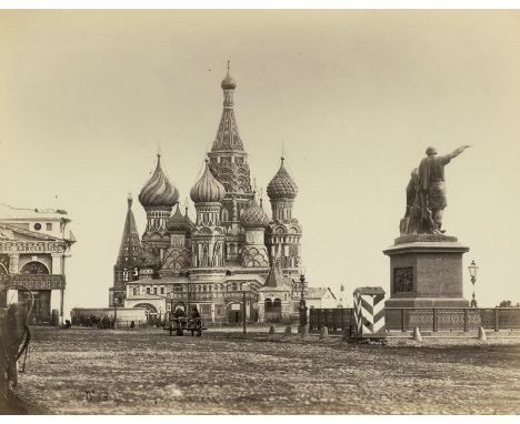   Moscow: Views of Moscow and surroundings  Photographer unknown. Views of Moscow and surroundings. 1860s/70s. 5 albumen prin