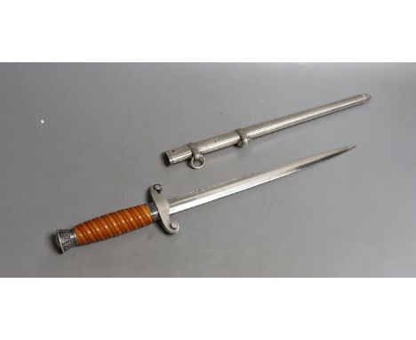 An original German navy officer's dagger, no maker,40 cms long.