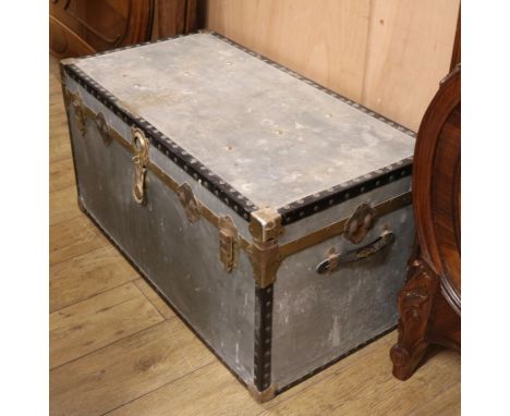 A travel trunk W.100cm