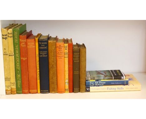 SPORTING INTEREST -
a selection of books on country pursuits, including 'To Whom The Goddess' by Lady Diana Shedden and Lady 