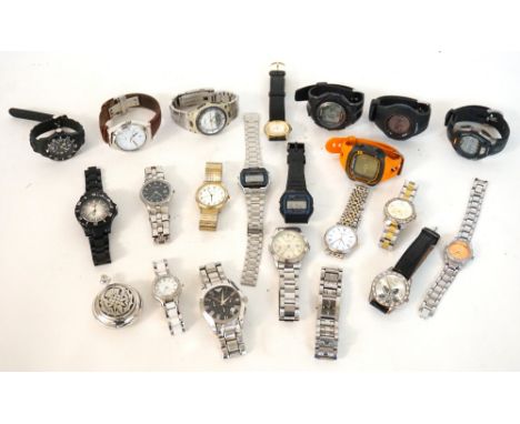 SELECTION OF LADIES AND GENTLEMEN'S WRISTWATCHES
including Sekonda, Swatch, Tissot, Casio, DKNY, Emporio Armani, Garmin, Next