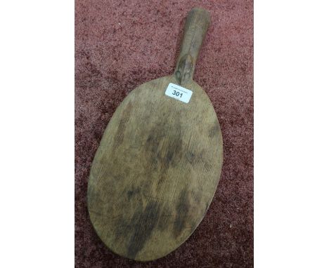 Oak Robert Thompson 'Mouseman' oval breadboard 