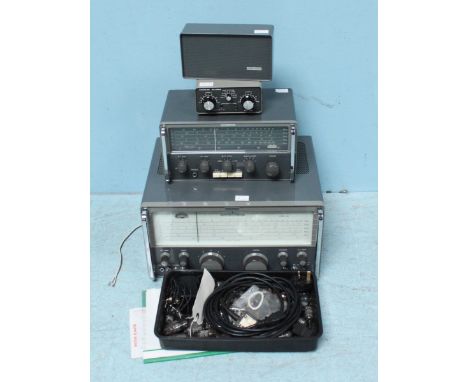 An Eddystone 940 communications receiver, in very good condition, with handbook and some capacitors replaced, together with a