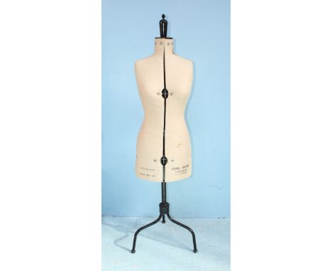 A Chil-Daw adjustable ladies dress mannequin, No.344739