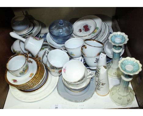 SECTION 20.  A large quantity of ceramics including part tea sets, Colclough, Quimper plate, F & Sons Burslem meat platter, S