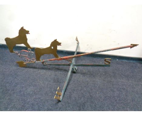 A cast iron weather vane 