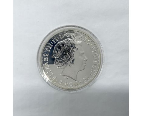 The obverse side features the portrait of Her Majesty Queen Elizabeth II. The reverse side depicts Britannia standing proud i