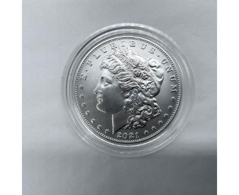 Philadelphia Mint. The obverse side features Liberty in profile. She is shown in cap, flora, and crown. The reverse side depi