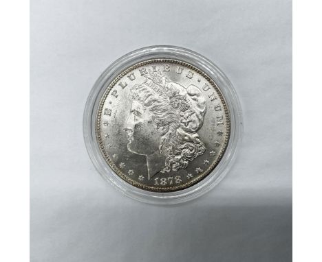 San Francisco Mint. The obverse side features Liberty in profile. She is shown in cap, flora, and crown. The reverse side dep