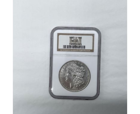 New Orleans Mint. The obverse side features Liberty in profile. She is shown in cap, flora, and crown. The reverse side depic