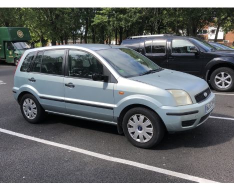 A Ford Fusion motorcar - registration BL53 ZNV, first registered 29.12.2003, model Fusion 1 16v, five door hatchback, petrol,