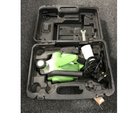 A cased Exakt SP180 planer sander 