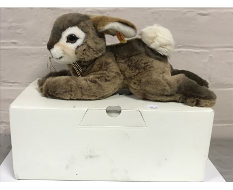 A boxed Steiff Rabbit soft toy 