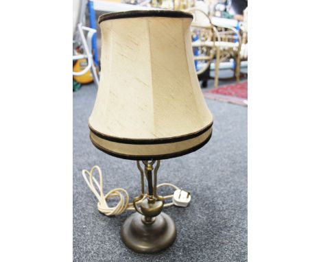 A brass ships style table lamp 