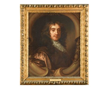 Attributed to Mary Beale (1633-1699) Portrait of a gentleman, erroneously believed to be Sir John Coventry (1636-1685) half-l