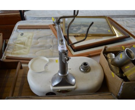A Helmuth Jensen food processor and a box of accessories (sold as collectors item)