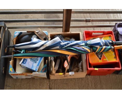 Three boxes of various tools