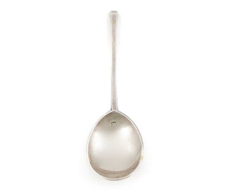 A Charles I silver Slip-top spoon,by Thomas Hedges, London 1641,fig-shaped bowl, the reverse scratch initialled 'D.H' and lat