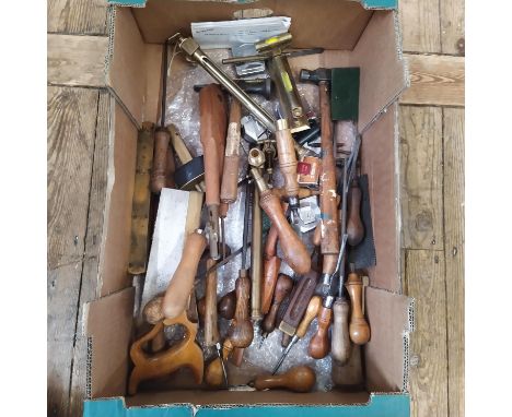 A box of various good quality hand tools
