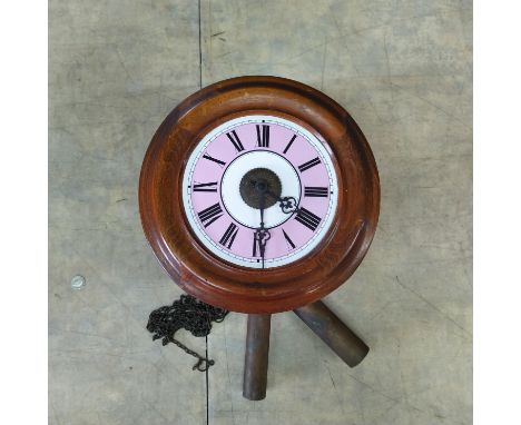 A late 19th Century postmans alarm clock