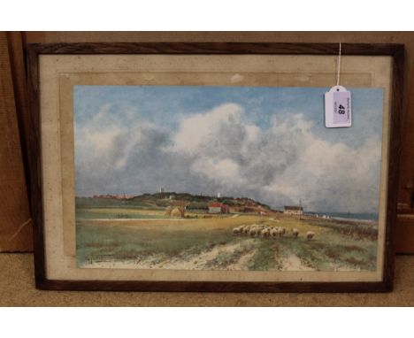 A Sylvester Stannard print of Southwold, 14 3/4" x 9"