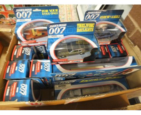 A BOX OF CORGI JAMES BOND 007 VEHICLES 