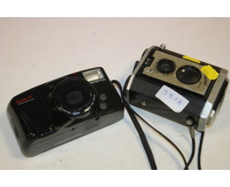A VINTAGE BROWNIE CAMERA PLUS AN OLYMPUS EXAMPLE (2)