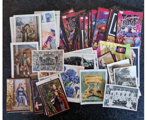 COLLECTION OF CIGARETTE CARDS, TRADE CARDS &amp; STICKERS CIRCA 170