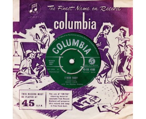 45 RPM RECORD BUDDY KNOX C'MON BABY / SOMEBODY TOUCHED ME&nbsp;
Condition: VG+.
Sleeve: Age-related wear.
Ref. T.