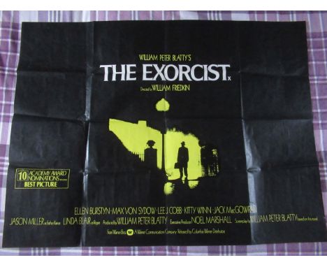 THE EXORCIST 1973 ORIGINAL UK QUAD FILM MOVIE CINEMA POSTER
Original film poster for one of the most iconic films of all time